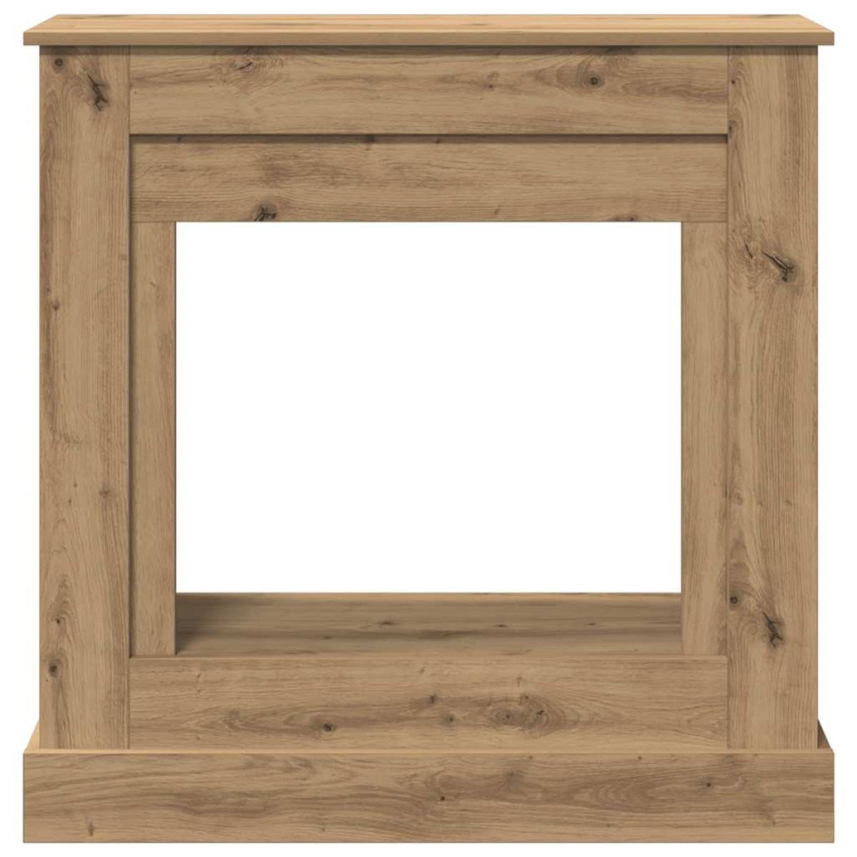vidaXL Πλαίσιο Τζακιού Αρτισιανή Δρυς 90x30x90 εκ. από Επεξ. Ξύλο