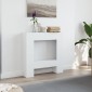 vidaXL Πλαίσιο Τζακιού Λευκό 81x18x82 εκ. από Επεξ. Ξύλο