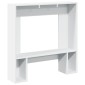 vidaXL Πλαίσιο Τζακιού Λευκό 81x18x82 εκ. από Επεξ. Ξύλο