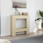 vidaXL Πλαίσιο Τζακιού Sonoma Δρυς 81x18x82 εκ. από Επεξ. Ξύλο