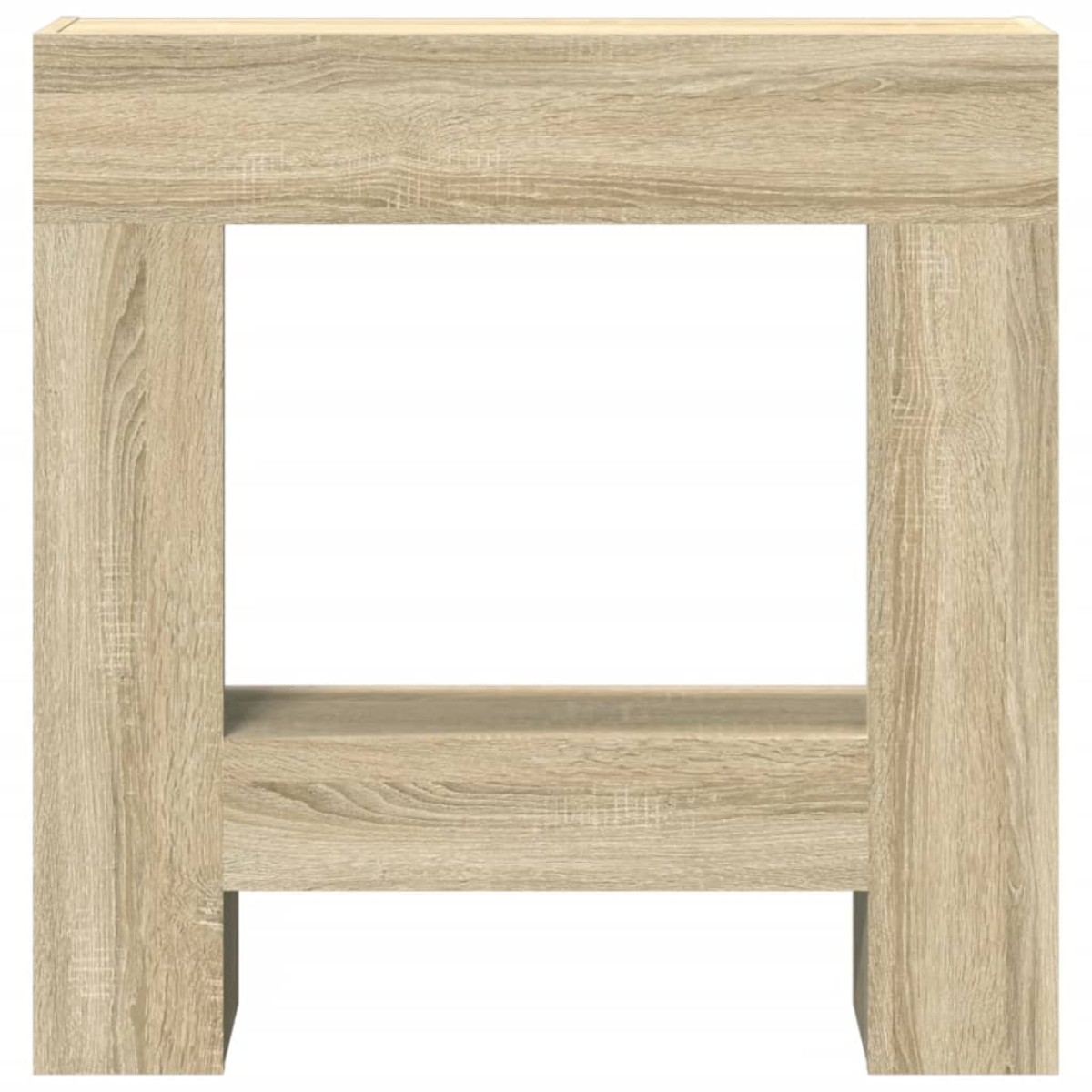 vidaXL Πλαίσιο Τζακιού Sonoma Δρυς 81x18x82 εκ. από Επεξ. Ξύλο