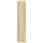 vidaXL Πλαίσιο Τζακιού Sonoma Δρυς 81x18x82 εκ. από Επεξ. Ξύλο