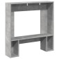 vidaXL Πλαίσιο Τζακιού Γκρι Σκυρ. 81x18x82 εκ. από Επεξ. Ξύλο
