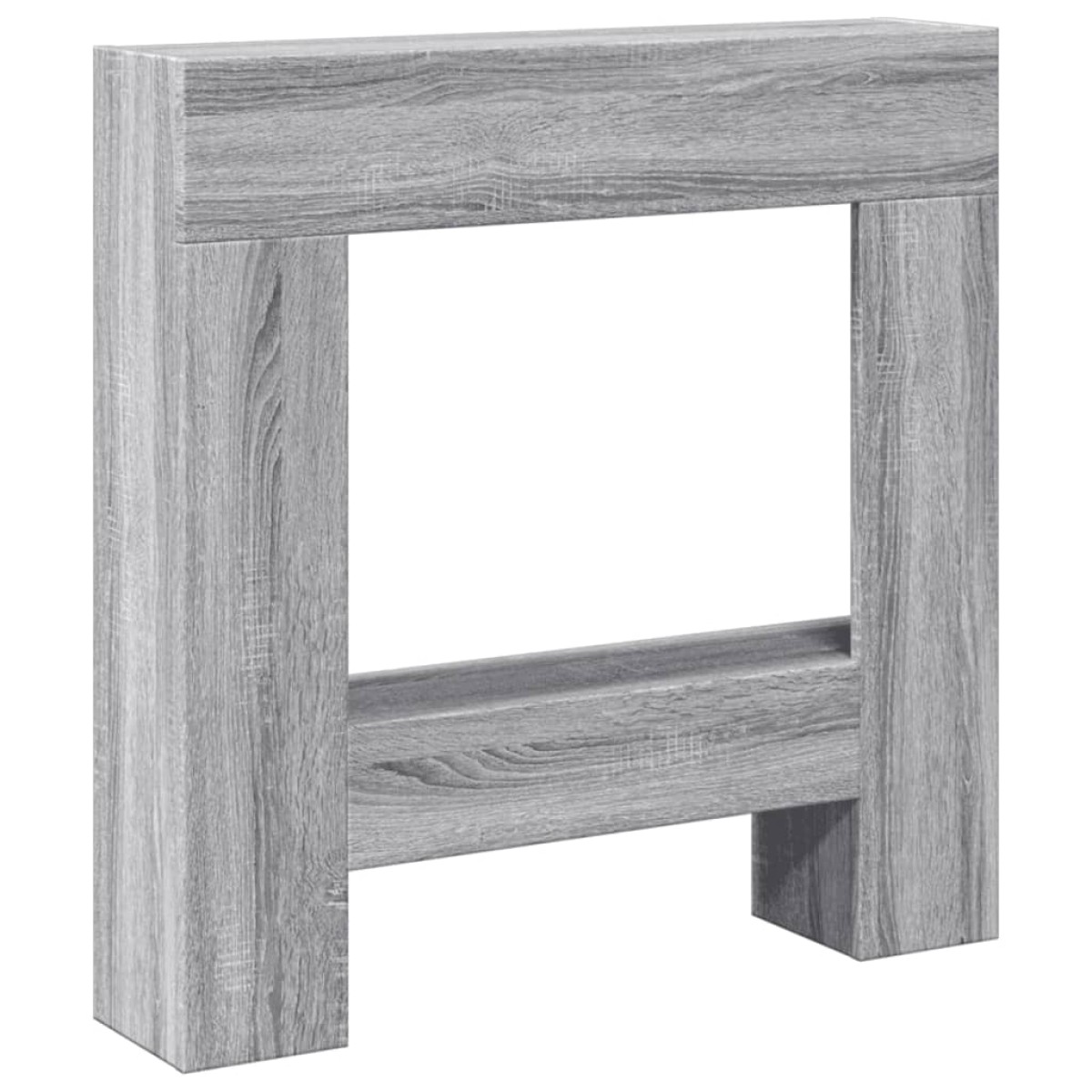 vidaXL Πλαίσιο Τζακιού Γκρι Sonoma 81x18x82 εκ. από Επεξ. Ξύλο