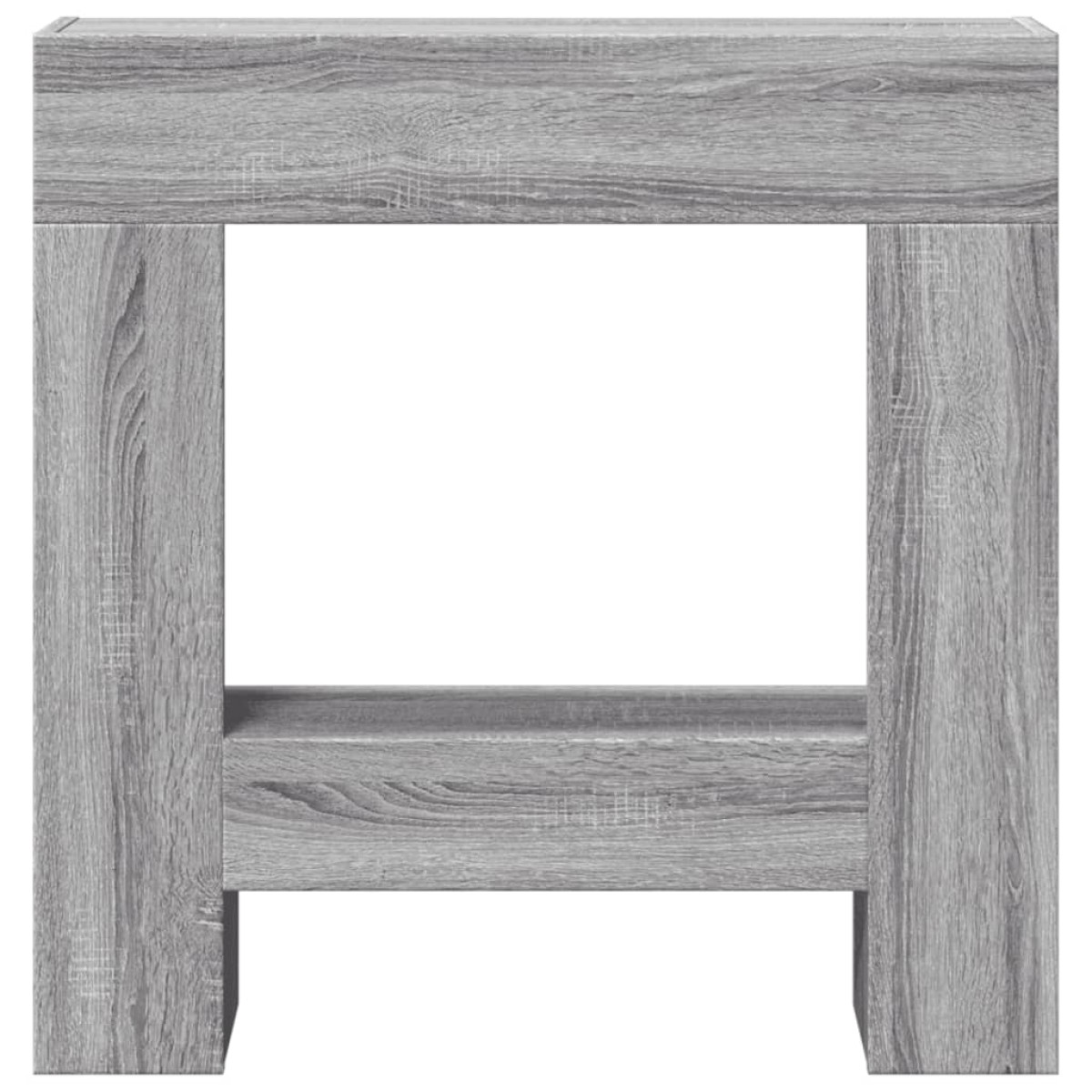 vidaXL Πλαίσιο Τζακιού Γκρι Sonoma 81x18x82 εκ. από Επεξ. Ξύλο