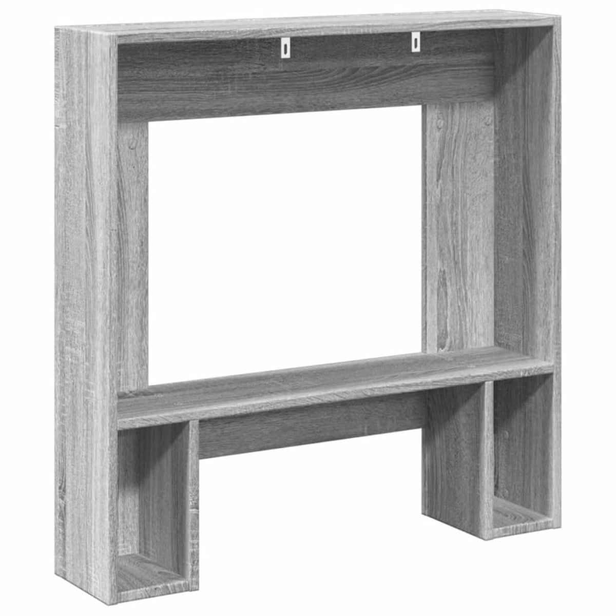 vidaXL Πλαίσιο Τζακιού Γκρι Sonoma 81x18x82 εκ. από Επεξ. Ξύλο