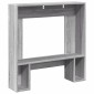 vidaXL Πλαίσιο Τζακιού Γκρι Sonoma 81x18x82 εκ. από Επεξ. Ξύλο