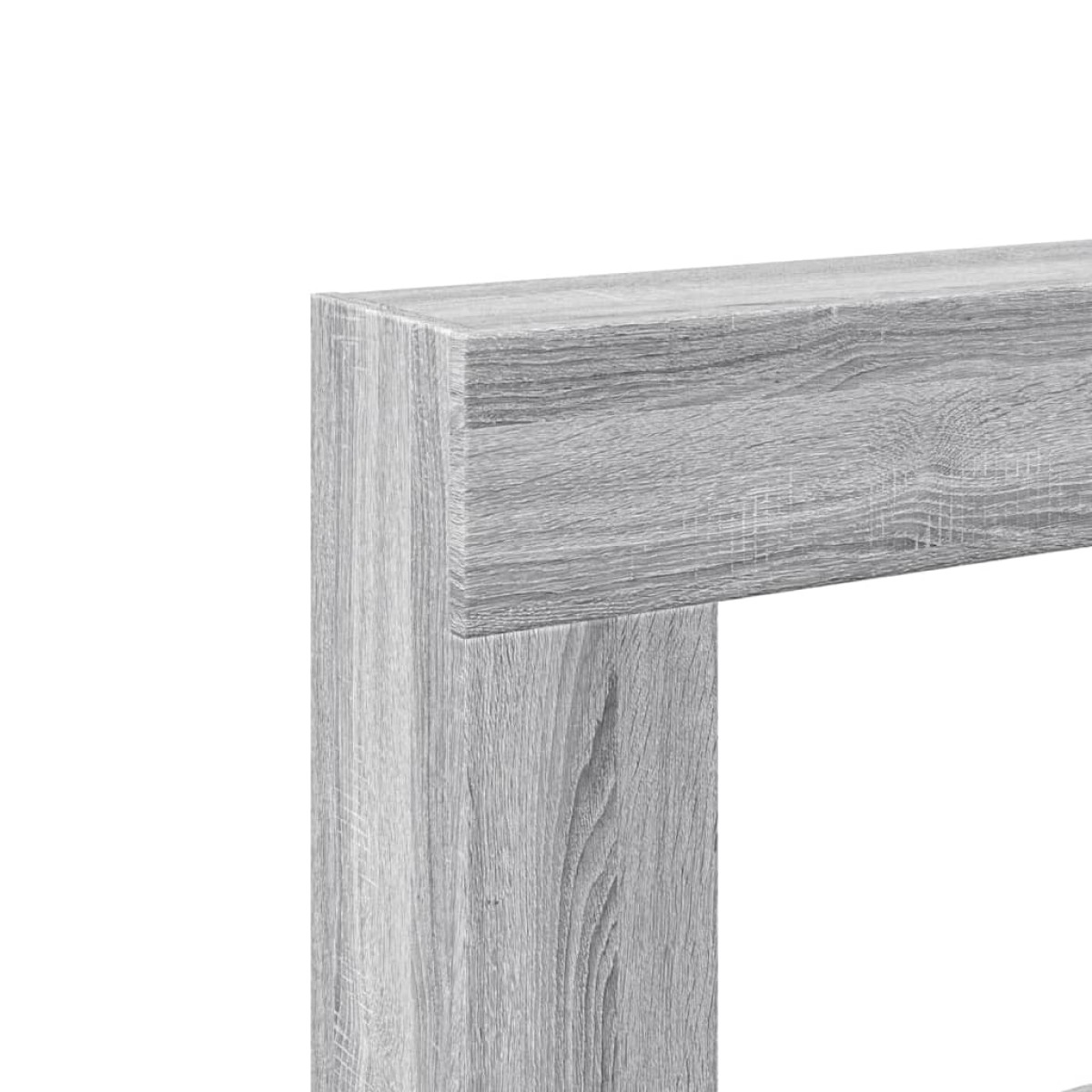 vidaXL Πλαίσιο Τζακιού Γκρι Sonoma 81x18x82 εκ. από Επεξ. Ξύλο