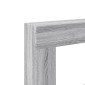 vidaXL Πλαίσιο Τζακιού Γκρι Sonoma 81x18x82 εκ. από Επεξ. Ξύλο