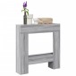 vidaXL Πλαίσιο Τζακιού Γκρι Sonoma 81x18x82 εκ. από Επεξ. Ξύλο