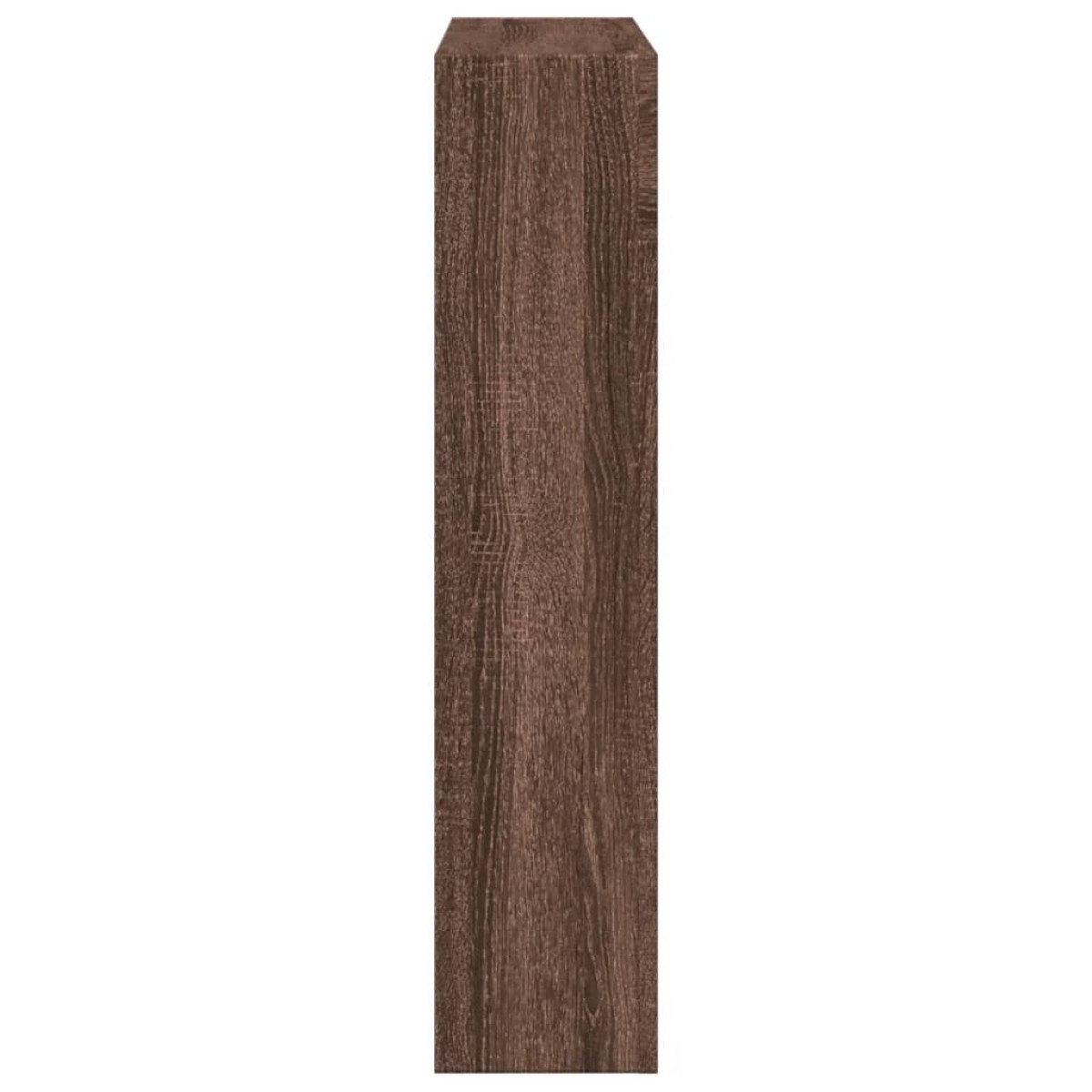 vidaXL Πλαίσιο Τζακιού Καφέ Δρυς 81x18x82 εκ. από Επεξ. Ξύλο