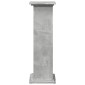 vidaXL Βάση Οθόνης με Αποθ. Γκρι Σκυρ. 31x30x90 εκ. Επεξεργασμένο Ξύλο