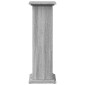 vidaXL Βάση Οθόνης με Αποθ. Γκρι Sonoma 31x30x90 εκ Επεξεργασμένο Ξύλο