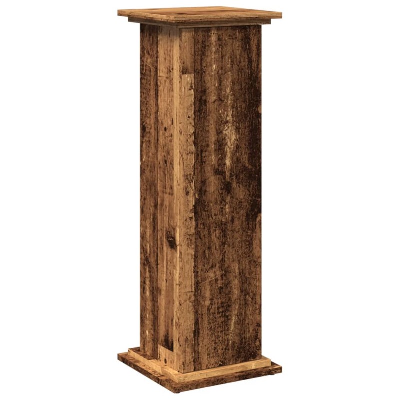 vidaXL Βάση Οθόνης με Αποθ. Όψη Παλαιού Ξύλου 31x30x90 εκ. Επεξ. Ξύλο