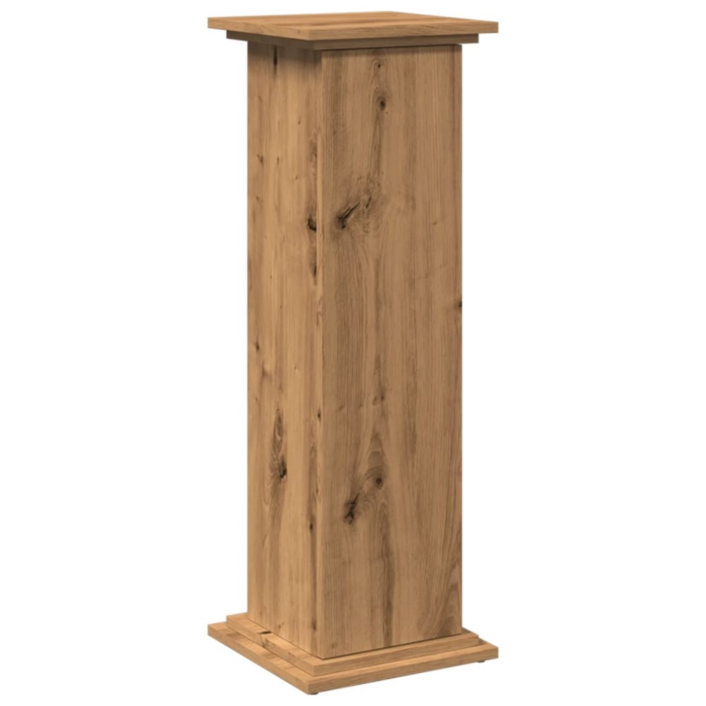 vidaXL Βάση Οθόνης με Αποθ. Αρτισιανή Δρυς 31x30x90 εκ. Επεξ. Ξύλο