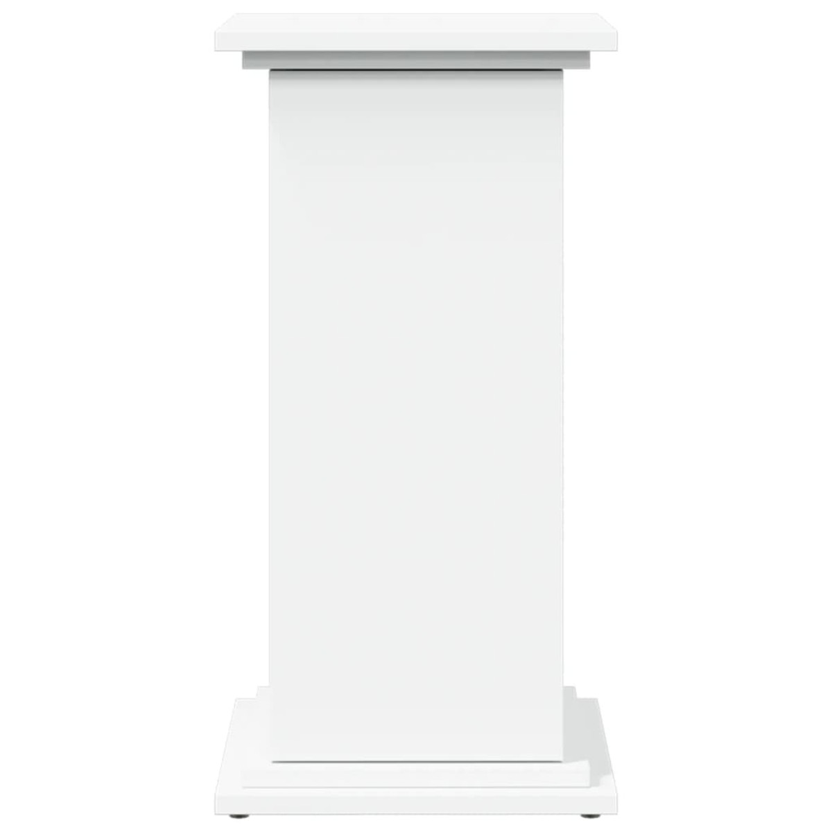 vidaXL Βάση Οθόνης με Αποθ. Λευκή 31x30x60 εκ. Επεξεργασμένο Ξύλο