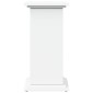 vidaXL Βάση Οθόνης με Αποθ. Λευκή 31x30x60 εκ. Επεξεργασμένο Ξύλο