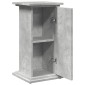 vidaXL Βάση Οθόνης με Αποθ. Γκρι Σκυρ. 31x30x60 εκ. Επεξεργ. Ξύλο