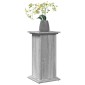 vidaXL Βάση Οθόνης με Αποθ. Γκρι Sonoma 31x30x60 εκ. Επεξεργ. Ξύλο