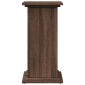 vidaXL Βάση Οθόνης με Αποθ. Καφέ Δρυς 31x30x60 εκ. Επεξεργασμένο Ξύλο