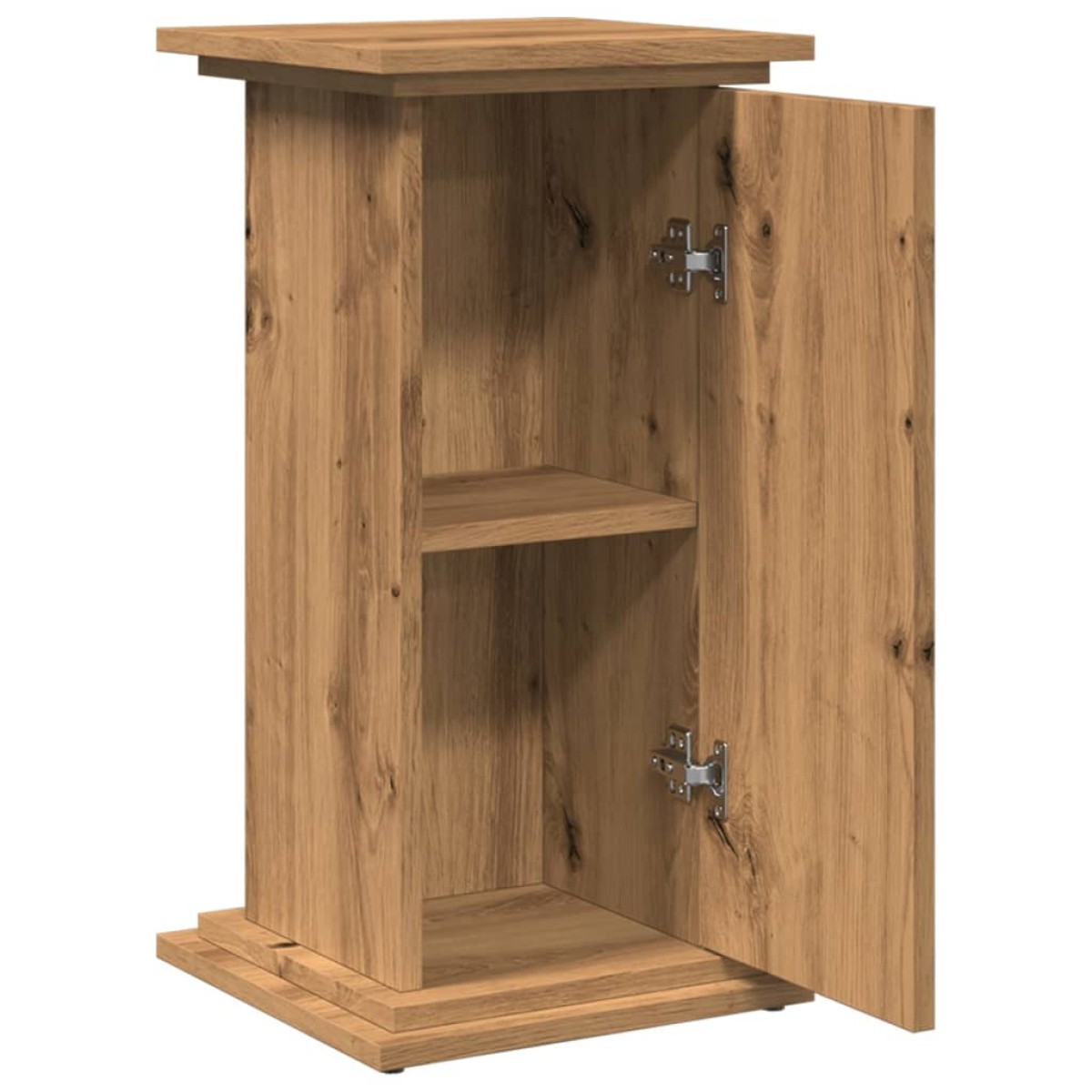 vidaXL Βάση Οθόνης με Αποθ. Αρτισιανή Δρυς 31x30x60 εκ Επεξεργ. Ξύλο