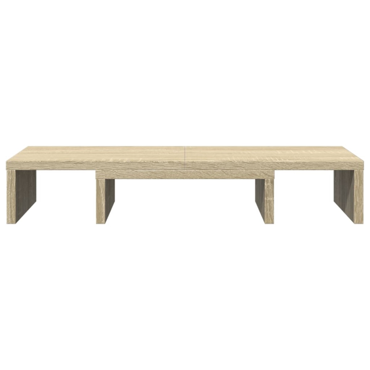 vidaXL Βάση Οθόνης Ρυθμιζ. Sonoma Δρυς 60x24x10,5 εκ. Επεξεργ. Ξύλο
