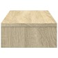 vidaXL Βάση Οθόνης Ρυθμιζ. Sonoma Δρυς 60x24x10,5 εκ. Επεξεργ. Ξύλο