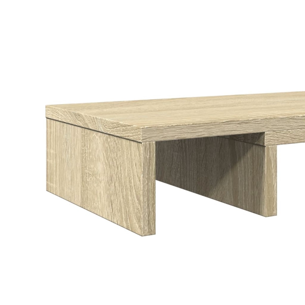 vidaXL Βάση Οθόνης Ρυθμιζ. Sonoma Δρυς 60x24x10,5 εκ. Επεξεργ. Ξύλο