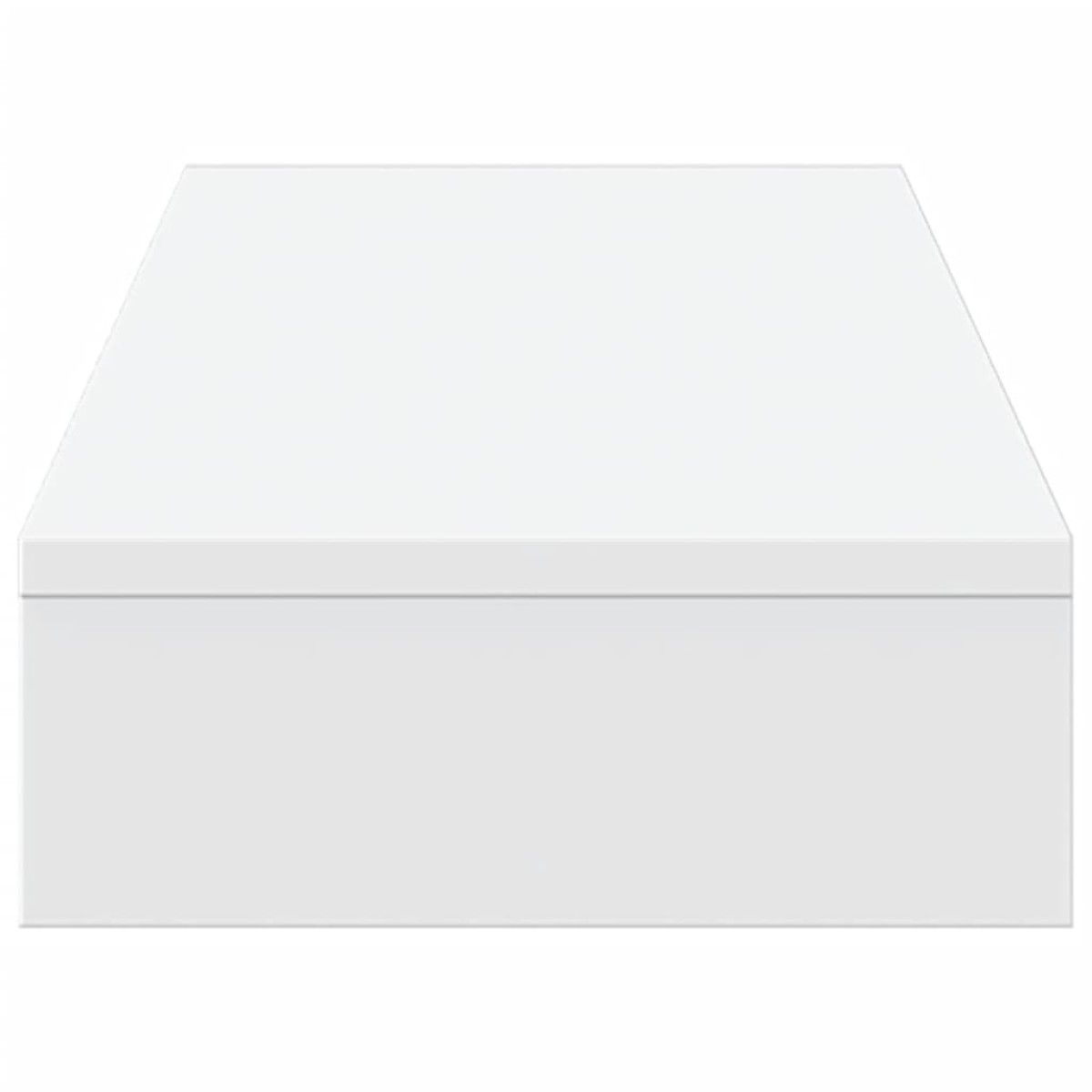 vidaXL Βάση Οθονών Λευκή 100x27x10 εκ. από Επεξ. Ξύλο