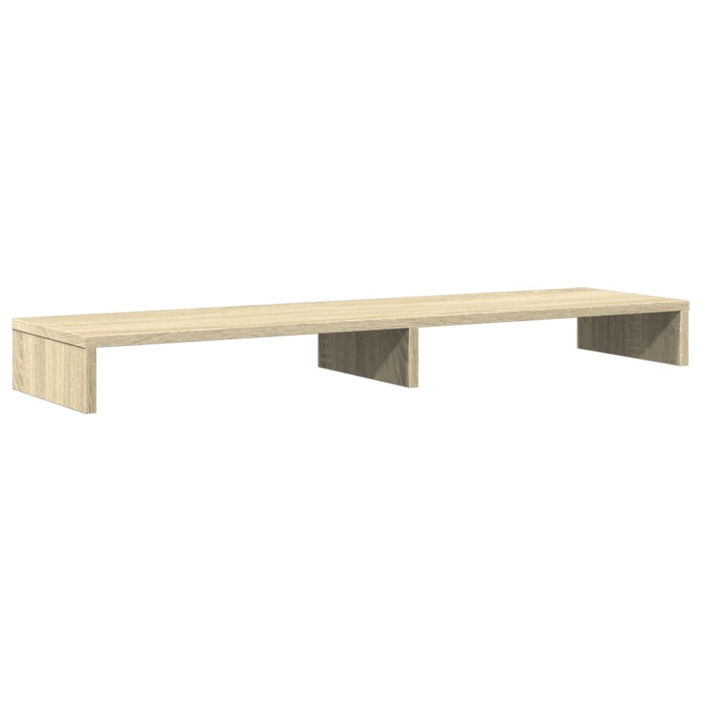 vidaXL Βάση Οθόνης Sonoma Δρυς 100x27x10 εκ. από Επεξ. Ξύλο
