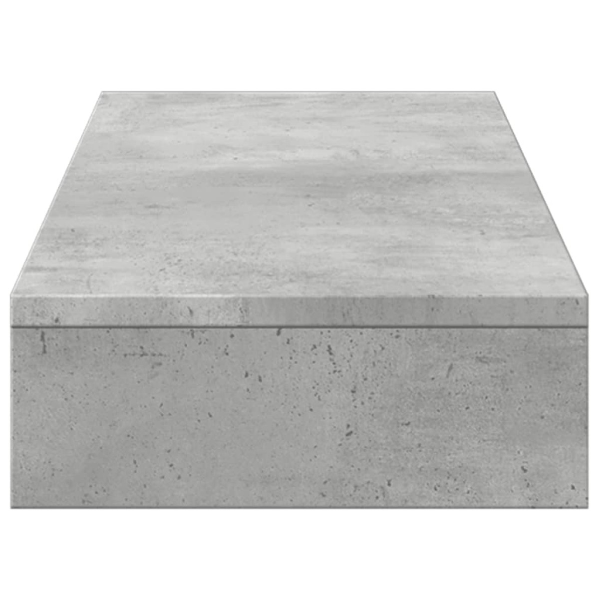 vidaXL Βάση Οθονών Γκρι του Σκυροδέματος 100x27x10 εκ. από Επεξ. Ξύλο
