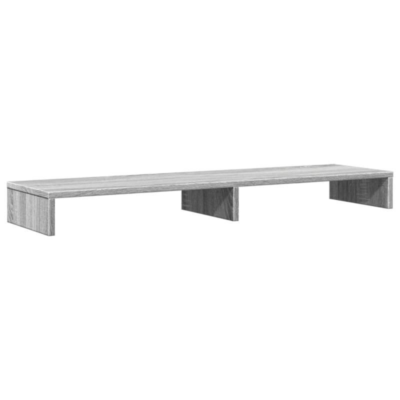 vidaXL Βάση Οθόνης Γκρι Sonoma 100x27x10 εκ. από Επεξεργασμένο Ξύλο