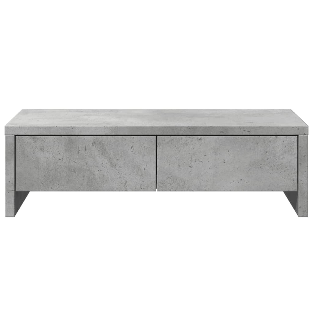 vidaXL Βάση Οθόνης με Συρτάρια Γκρι Σκυρ. 50x27x15 εκ. Επεξεργ. Ξύλο