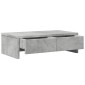 vidaXL Βάση Οθόνης με Συρτάρια Γκρι Σκυρ. 50x27x15 εκ. Επεξεργ. Ξύλο