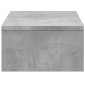 vidaXL Βάση Οθόνης με Συρτάρια Γκρι Σκυρ. 50x27x15 εκ. Επεξεργ. Ξύλο
