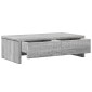 vidaXL Βάση Οθόνης με Συρτάρια Γκρι Sonoma 50x27x15 εκ. Επεξεργ. Ξύλο