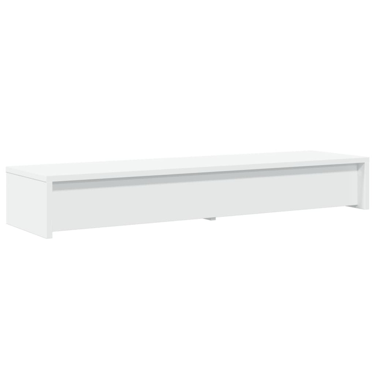 vidaXL Βάση Οθόνης με Συρτάρια Λευκή 100x27x15 εκ. από Τεχνητό Ξύλο