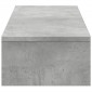 vidaXL Βάση Οθόνης με Συρτάρια Γκρι Σκυρ. 100x27x15 εκ. Επεξεργ. Ξύλο