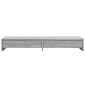 vidaXL Βάση Οθόνης με Συρτάρια Γκρι Sonoma 100x27x15 εκ. Επεξεργ. Ξύλο