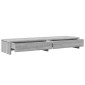 vidaXL Βάση Οθόνης με Συρτάρια Γκρι Sonoma 100x27x15 εκ. Επεξεργ. Ξύλο