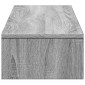 vidaXL Βάση Οθόνης με Συρτάρια Γκρι Sonoma 100x27x15 εκ. Επεξεργ. Ξύλο