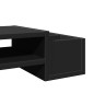 vidaXL Βάση Οθόνης με Αποθ. Μαύρο 70x27x15 εκ. Επεξεργασμένο Ξύλο