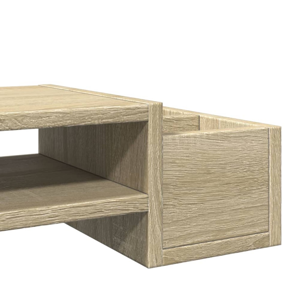 vidaXL Βάση Οθόνης με Αποθ. Sonoma Δρυς 70x27x15 εκ Επεξεργασμένο Ξύλο