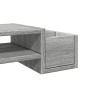 vidaXL Βάση Οθόνης με Αποθ. Γκρι Sonoma 70x27x15 εκ. Επεξεργ. Ξύλο