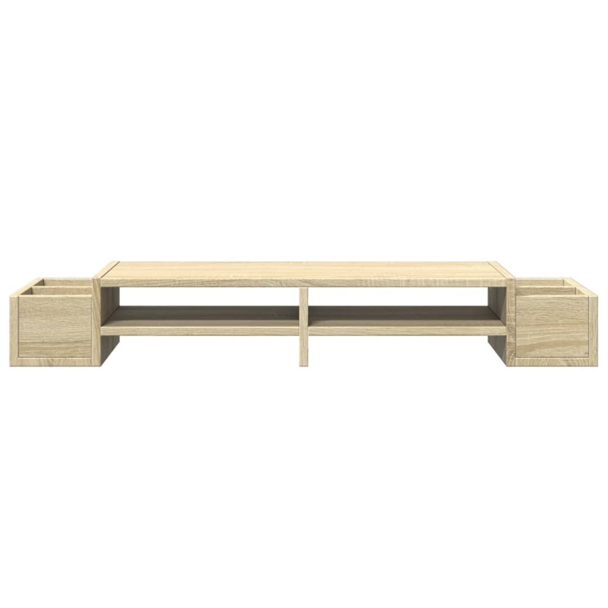 vidaXL Βάση Οθόνης με Αποθ. Sonoma Δρυς 100x27x15 εκ. Επεξεργ. Ξύλο