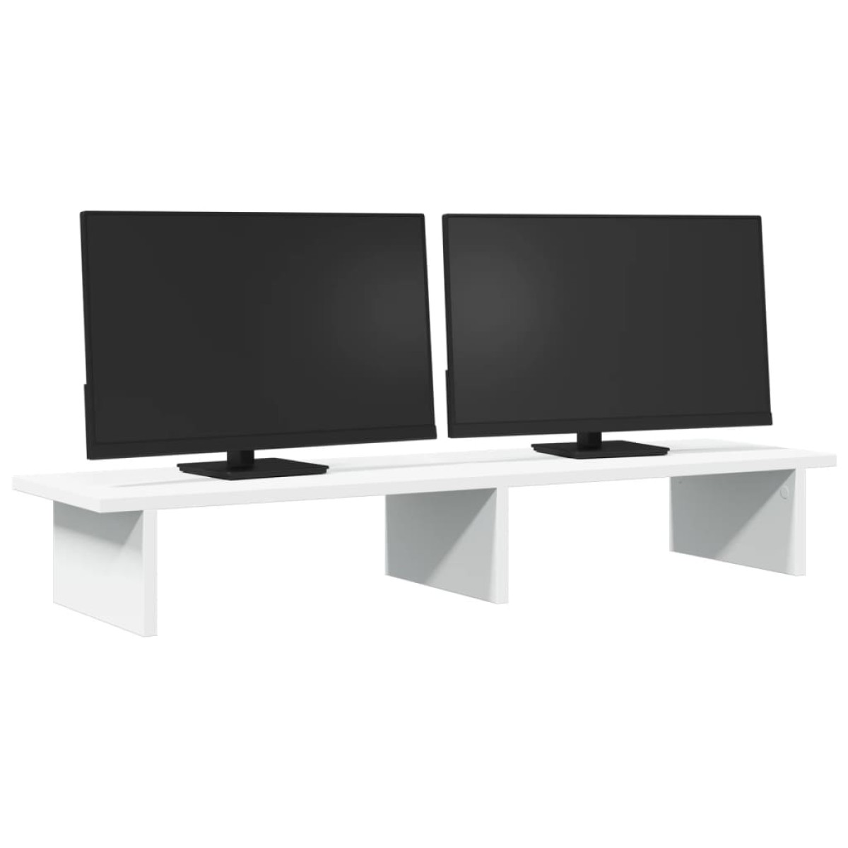vidaXL Βάση Οθόνης Λευκή 100x27x15 εκ. από Επεξ. Ξύλο