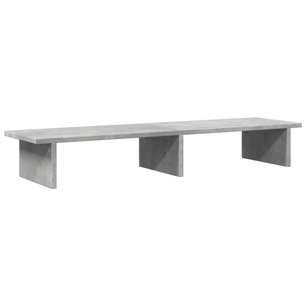 vidaXL Βάση Οθόνης Γκρι Σκυρ. 100x27x15 εκ. Επεξεργ. Ξύλο