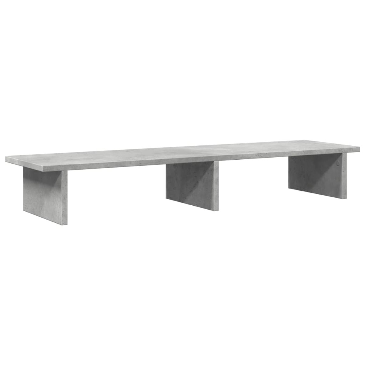 vidaXL Βάση Οθόνης Γκρι Σκυρ. 100x27x15 εκ. Επεξεργ. Ξύλο