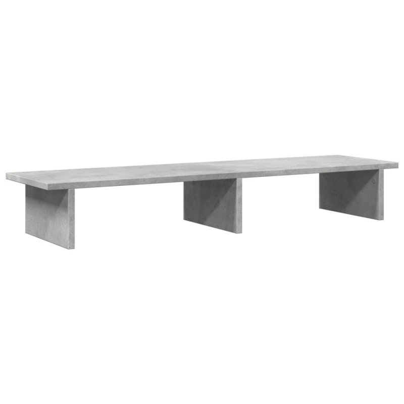 vidaXL Βάση Οθόνης Γκρι Σκυρ. 100x27x15 εκ. Επεξεργ. Ξύλο