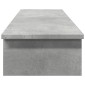 vidaXL Βάση Οθόνης Γκρι Σκυρ. 100x27x15 εκ. Επεξεργ. Ξύλο